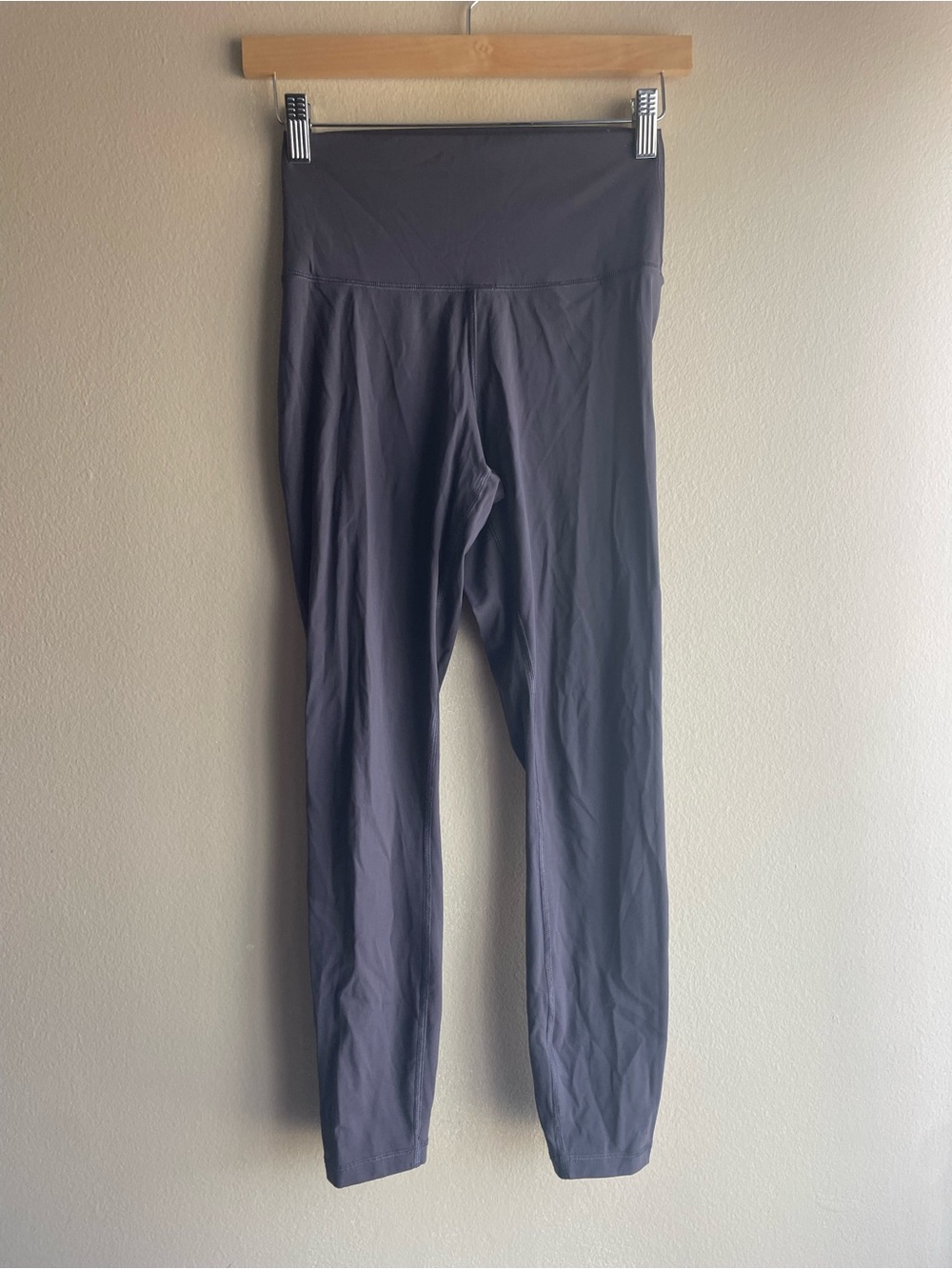 Everlane Slate Purple Gray High-Waist Leggings Small